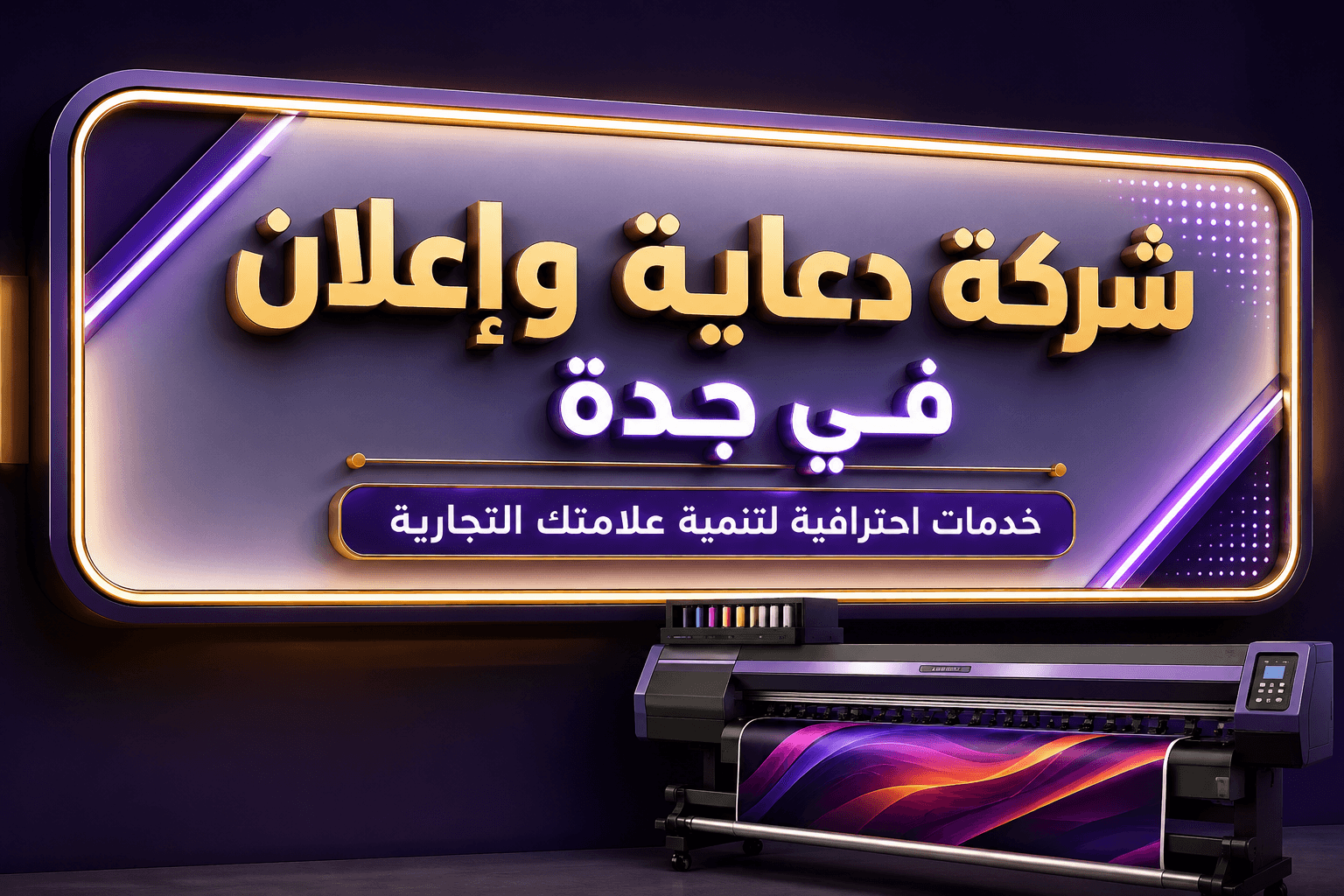 شركة دعاية وإعلان في جدة من شركة العلمين المتحدة للدعاية والإعلان