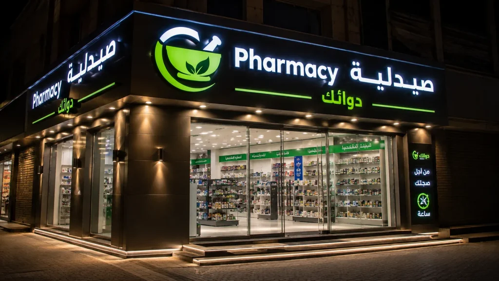 لوحات صيدليات في جدة