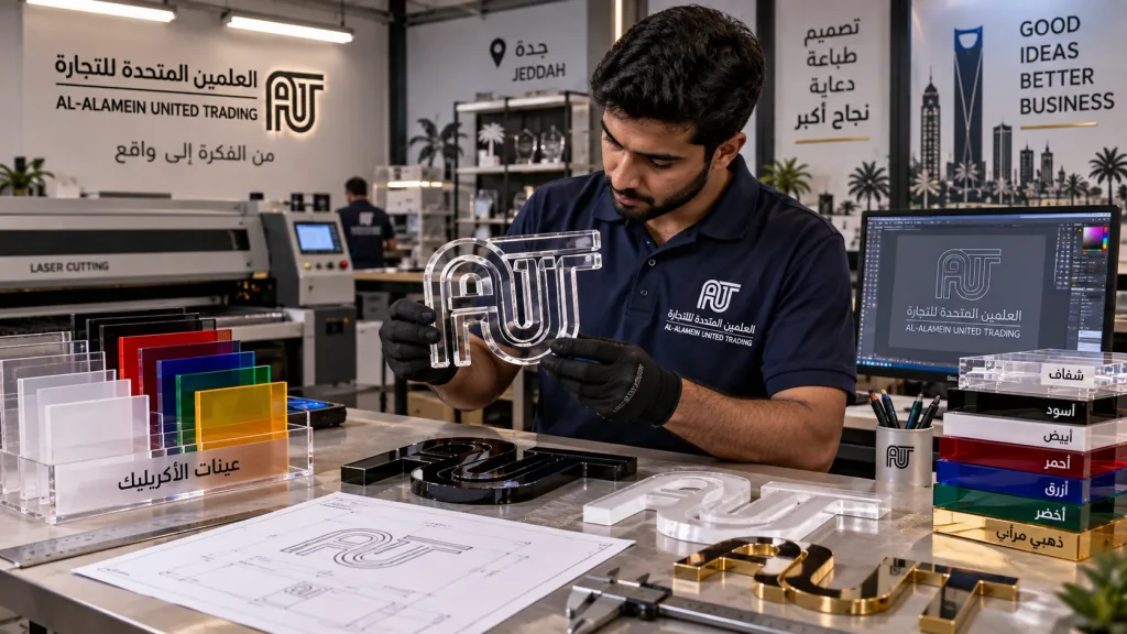 acrylic-logo-laser-cutting-jeddah