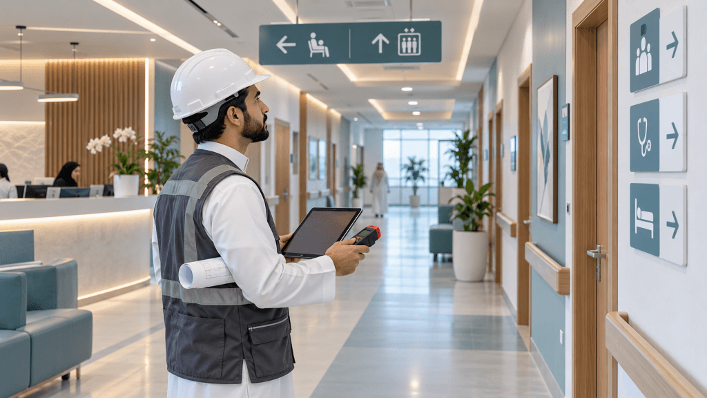 medical-complex-signage-site-survey-jeddah