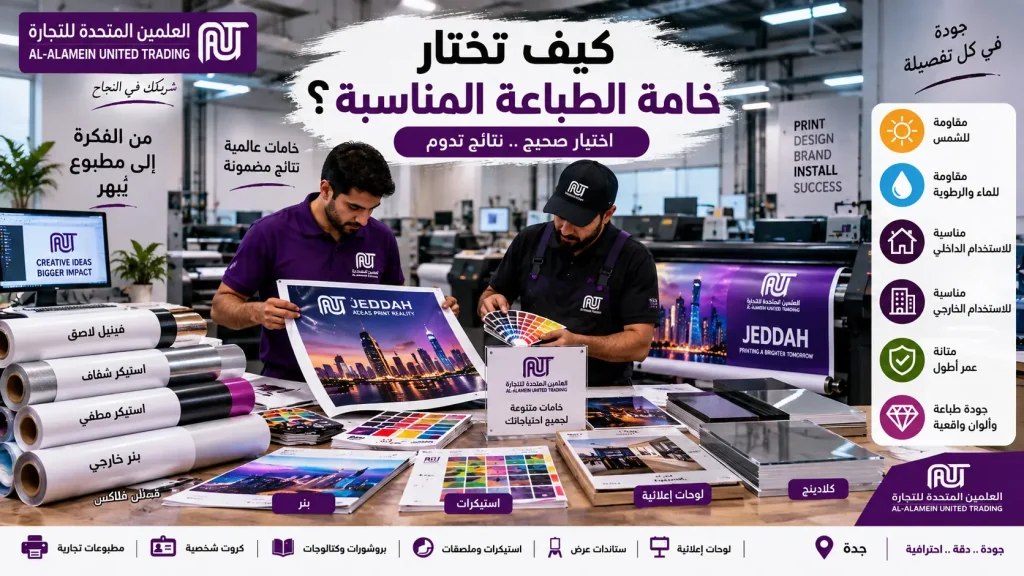 printing-material-selection-jeddah