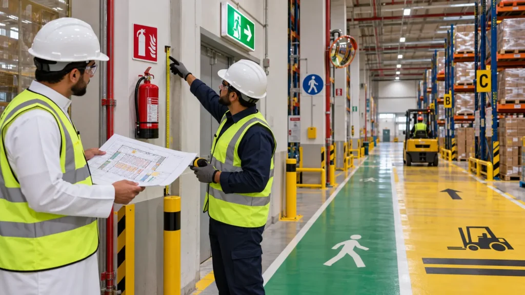 warehouse-safety-sign-survey-jeddah